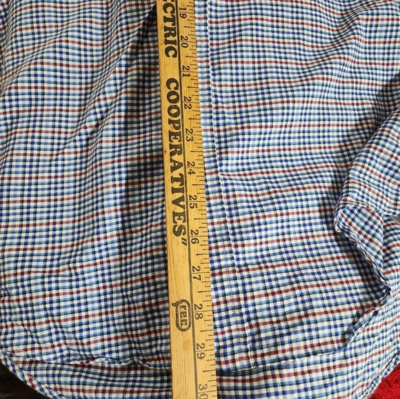 Ralph Lauren Shirt Men's Medium Red White Blue Button Down Long Sleeve - Picture 6 of 9